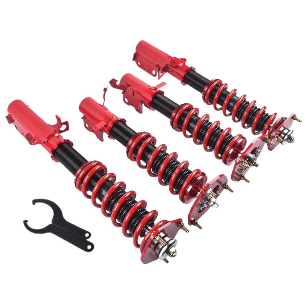 Kit molla coilover e ammortizzatore da 4 pezzi compatibile con AE92 AE111 1988-1999 anteriore e posteriore