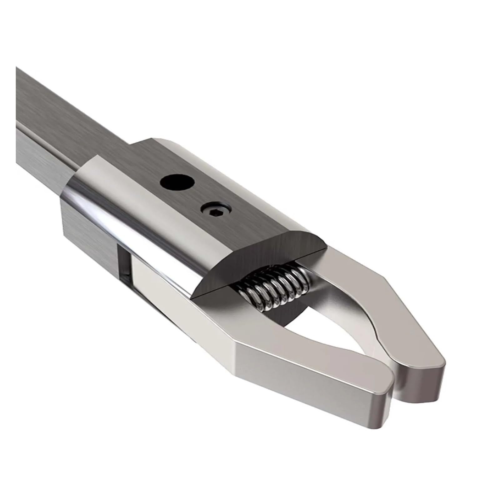 Drehmaschinenzuführung, Automatischer Stangenabzieher for CNC-Drehmaschinen mit zwei Klauen, 2–40 mm Klemme, 16/20/25 mm(Square Shank,16MM)