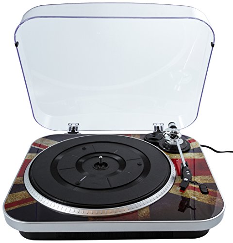 GPO Jam Record Player 3 velocità Stand Alone Vinyl...