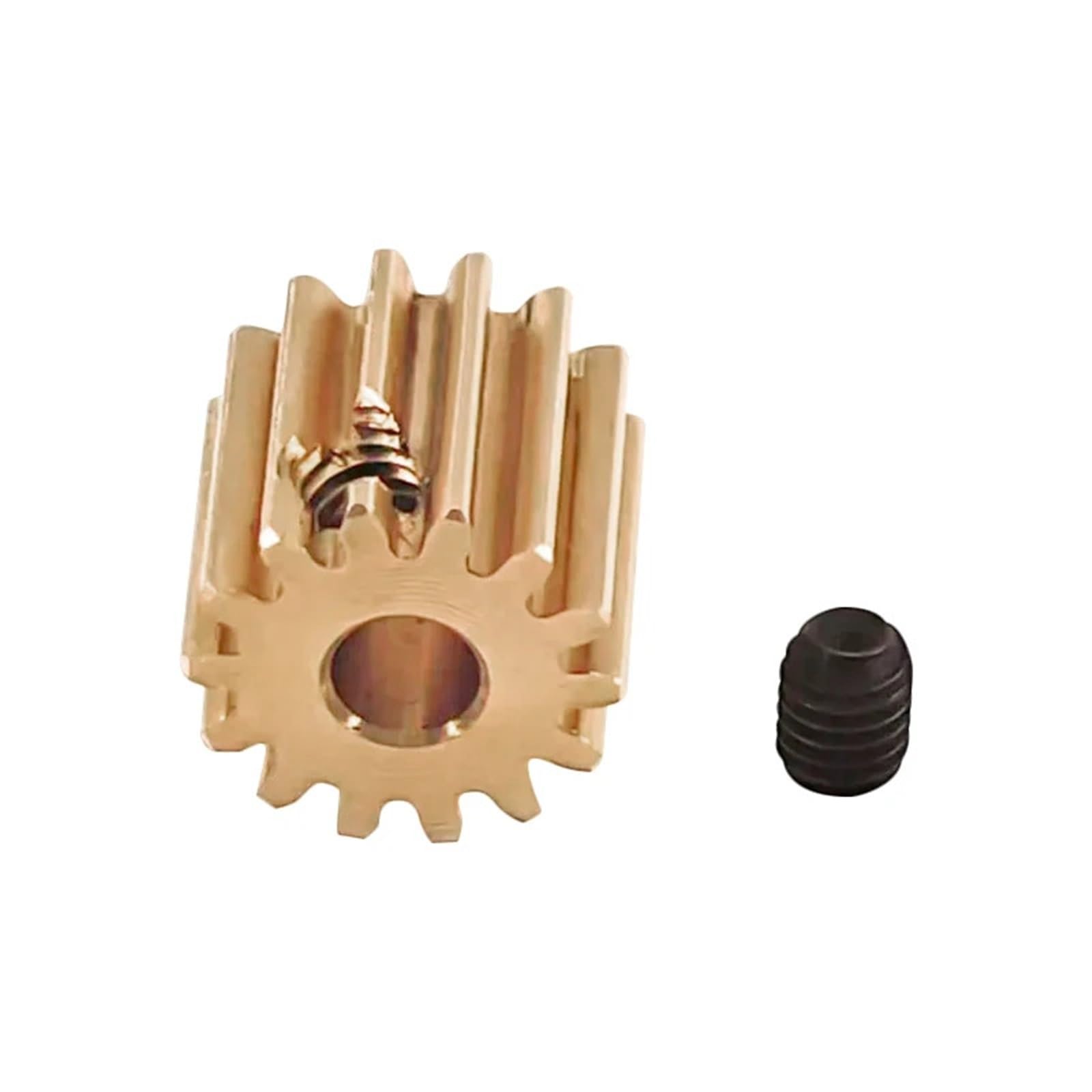 Soufflet De Cardan 10 pièces, module 0,5, engrenage droit de précision en cuivre et acier, 12/13/14/15/16/17/18/20 dents, pignon CNC arbre de commande(3mm,15 Teeth-thick 10mm)