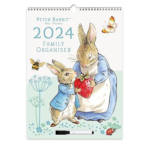 Peter Rabbit 2026 Slim Wall Calendar | Monthly Planner With Beatrix Potter Artwork & Metal Hanging Loop - View #8