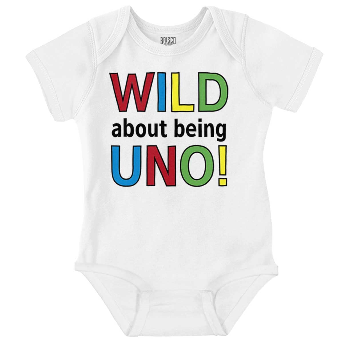 Wild About Turning Uno First Birthday Toddler Boy Girl T Shirt White