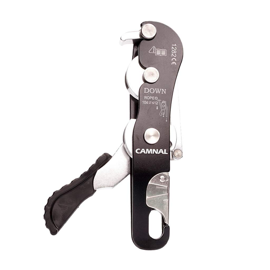 Discensore di arresto autofrenante per corda da 10-12 mm arrampicata speleologia Rappelling