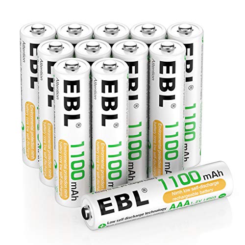 Akku AAA 1100mAh wiederaufladbare Micro AAA Batterien Typ NiMH 12 Stücke, 1,2V AAA Batterie