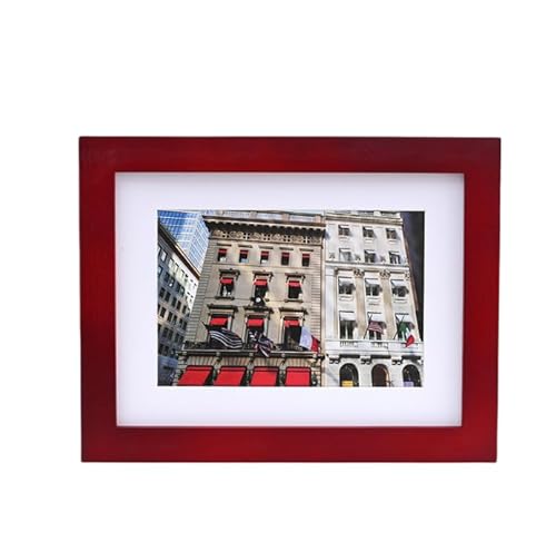 JUNENTER 木製フォトフレーム 写真フレーム 卓上ディスプレイ 壁掛け ホームオフィス装飾 3x5インチの写真に適合 (ホワイトオーク色、3x5インチ)