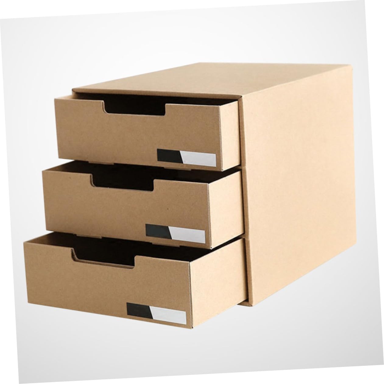 DOITOOL Scatola Stoccaggio Carta per Scrivania Organizer per Cancelleria e Documenti Design Elegante e Portatile per Ufficio e Studio Ottimizza Spazi Piccoli con Etichette Orizzontali