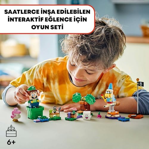 LEGO Super Mario İnteraktif LEGO Luigi ile Maceralar 71440-6 Yaş ve Üzeri Çocuklar İçin Koleksiyonluk Yaratıcı Nintendo Oyuncak Yapım Seti (210 Parça) - Görsel 6