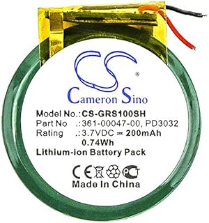 200mAh Replacement Battery for Garmin 361-00047-00, Garmin PD3032