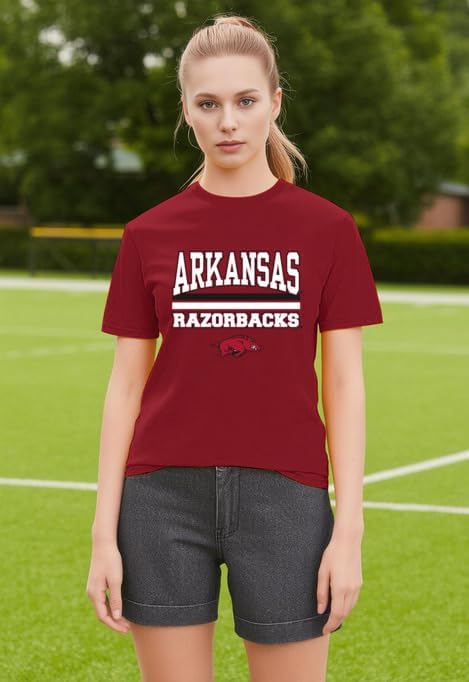Miniatura 3 de Camiseta de algodón  Producto oficial de la NCAA College  Algodón para hombre y mujer  Camiseta con diseño de barra del equipo