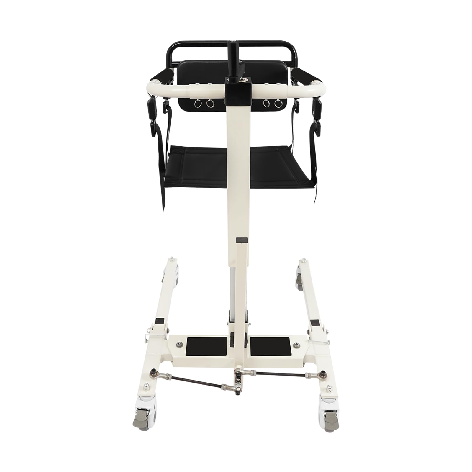 Hydraulischer Patientenlifter 120 KG Patientenhebestuhl FüR Zuhause Höhenverstellbarer Transferstuhl Mit 2 Kissen Sitz-Transferhilfe Toilettenstuhl