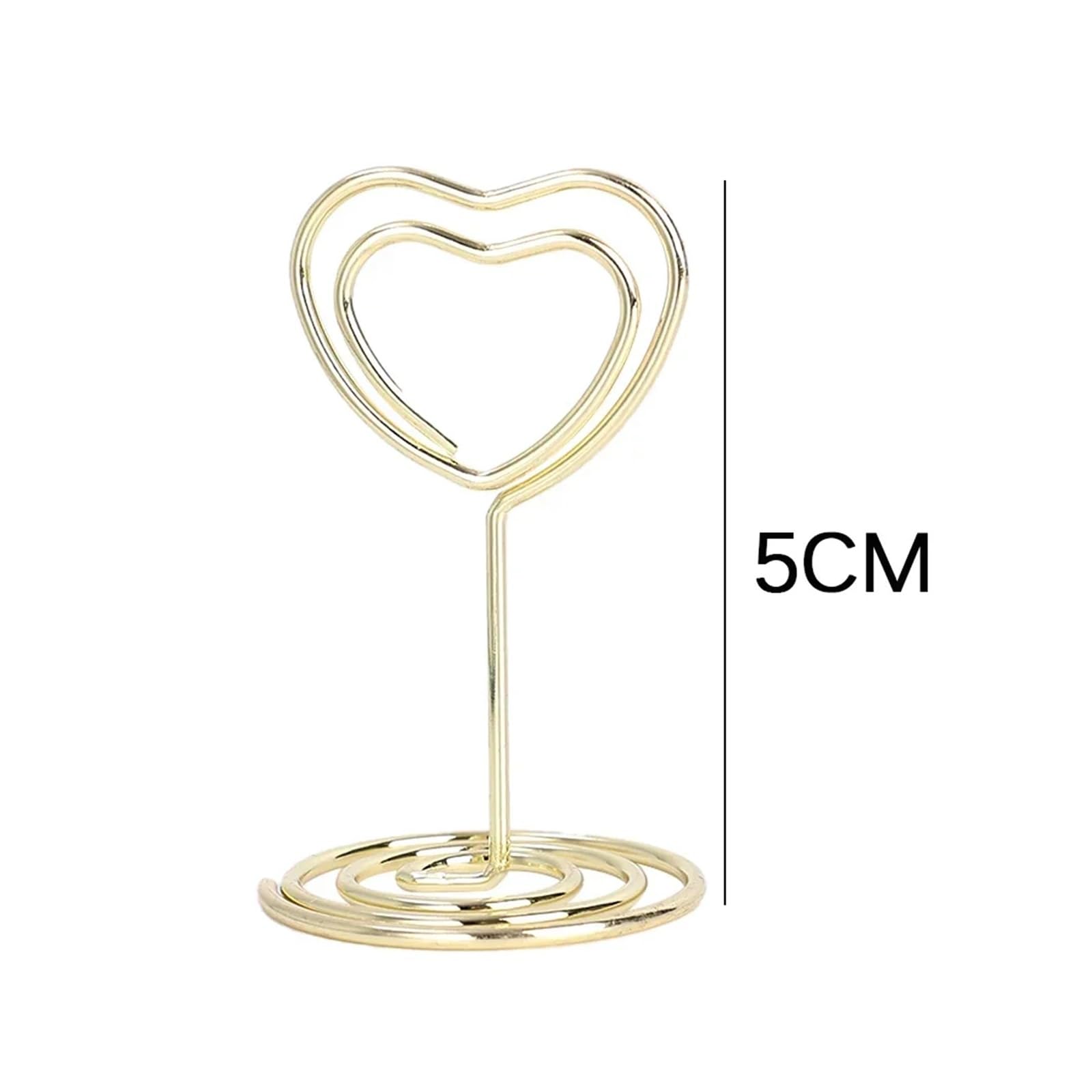 Kartenständer, 24/1PCS Metall Platzkartenhalter Steht Hochzeit Tisch Stehen Geburtstag Party Home Dekoration Lieferungen(Love,24PCS)
