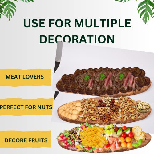 OLIVANERA Olive Wood Cutting Board for Kitchen – Large Cutting Board – Wooden Serving Boards – Cheese Boards - Serving Tray for Meat – Chopping Boards (24 inch) - Image 5