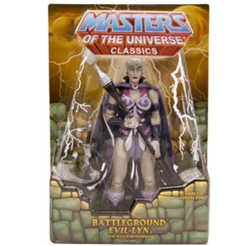 Heman Masters Of The Universe Clásicos exclusivo figura de acción Battleground Evil-Lyn