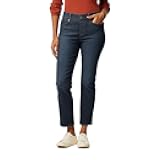 Women's Totally Shaping Ultimate Ankle Straight Mid-Rise Stretch Denim Jeans