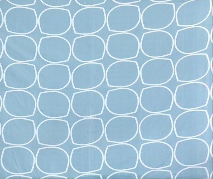 Image of 210 TC Glace Cotton Soft Cotton Elegent Design Fitted King Size 72x78x10 inches Bedsheet Set - Lightweight & Durable 1 Bed Sheet with 2 Pillowcase 17x27 inches SkyGollaa