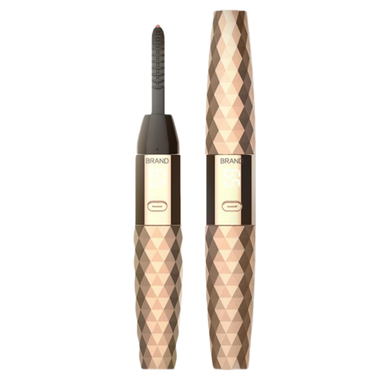 Niiky Beauty Recourbe-cils Chauffant NIIKY, Recourbe Cils Chauffant Électrique Brosse À Cils 3 Température, Rechargeable USB, Outil Beauté Portable Pour Boucles Naturelles (Or)