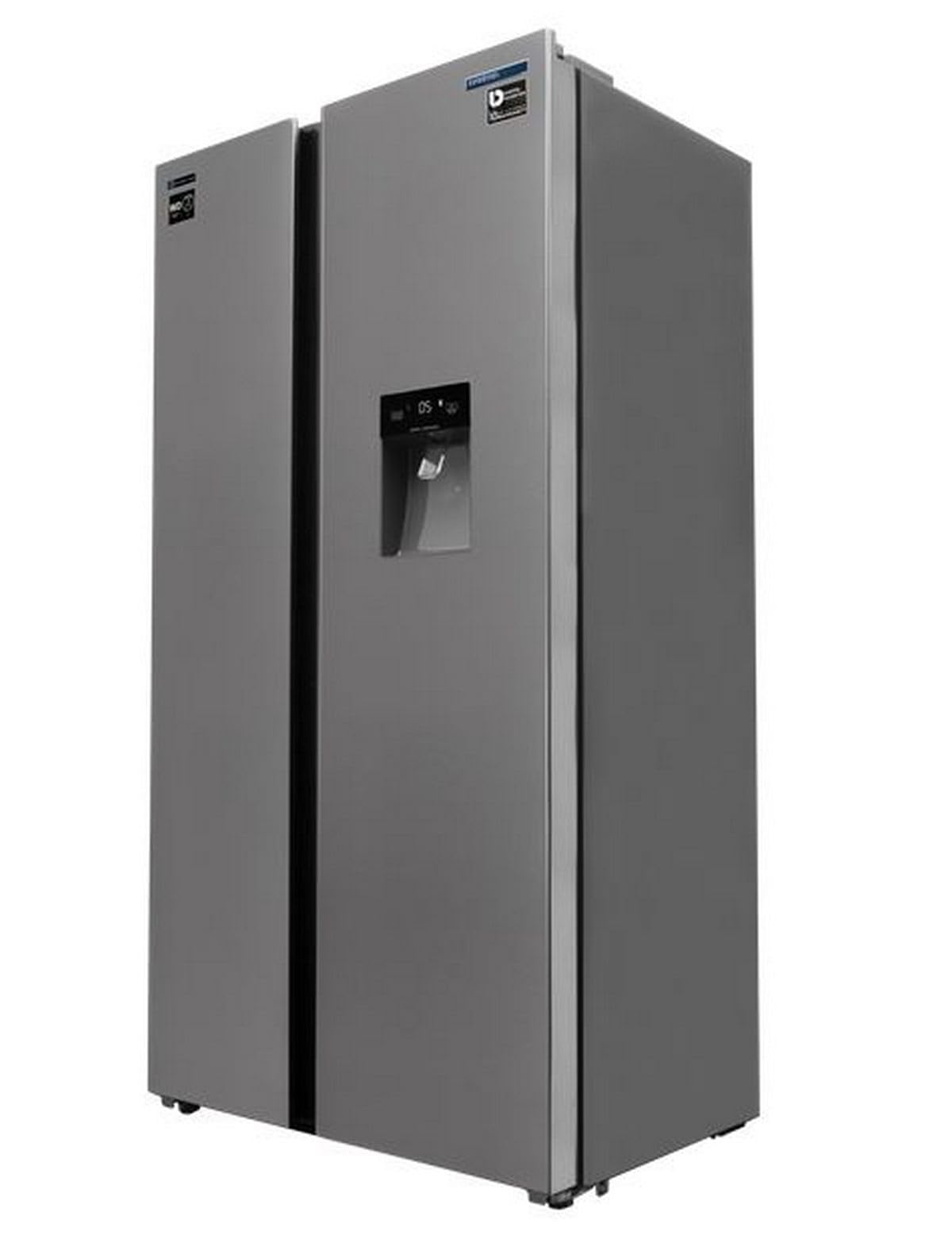 INFINITON | Frigorífico SBS-503A77XED | Capacidad 503 L | Con dispensador de agua | No frost | Altura 176,8cm | Clase E
