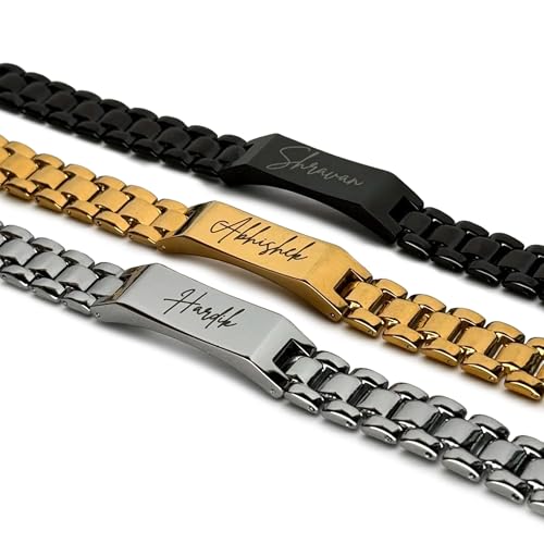 FG Foundation Gift Personalised Regal Chain Bracelet SILVER - Image 4
