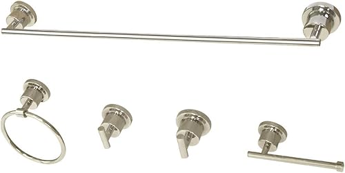 Kingston Brass BAH8230478PN Concord - Juego de accesorios de baño de 5 piezas, níquel pulido