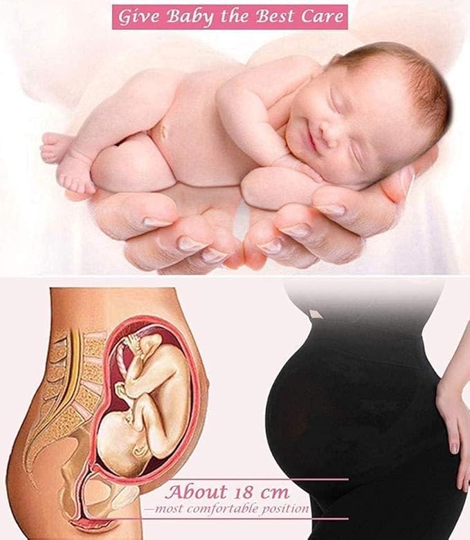 SHAPERX® Soft Maternity Underwear - Over Bump High Waist Briefs Soft Full Coverage Pregnancy Panties Pack of 3 5 51WztjOp7yL