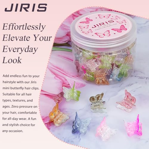 Pinzas de cabello Mariposa 60 piezas, pequeñas garras coloridas Y2K para niñas miniatura 7