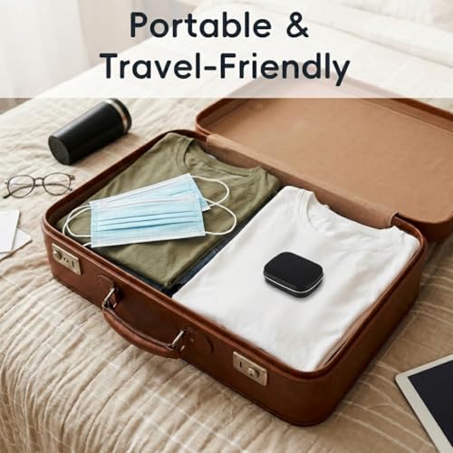 Image of HASTHIP 6 pcs Tin Boxes - Rectangular Metal Hinged Mini Portable Small Storage Container for Crafts, Candies, Spices, Travel & DIY 2.36x1.85x0.59 Inch, Black
