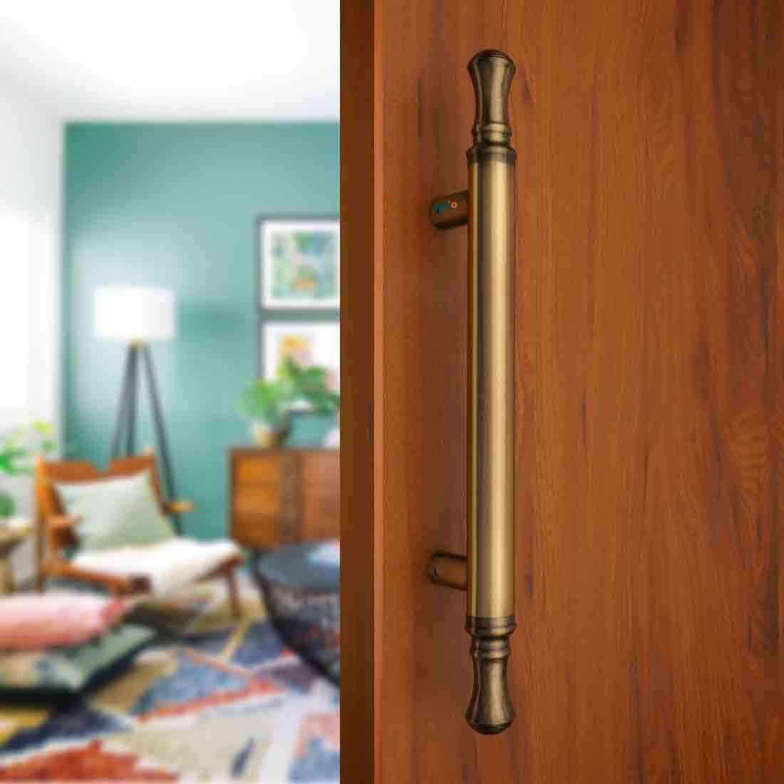 FERIO Antique Brass Main Door Handles Brass Finish Glass Door Handle/Door Handel/Steel Handle for Door/Home & Offices (14 Inch, Pack of 1) (B0CV7F2XD4) Amazon Price History, Amazon Price Tracker