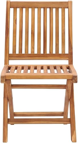 Miniatura 5 de Folding Patio Chairs with Cushions 8 pcs Solid Teak Wood Dinning Room Lawn Sillas para Comedor Dining Table Chairs for Picnic Terrace Study Beach
