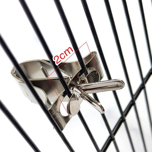 VICASKY Sepiaschalen Vogel Nistmaterial Halter Sepiaschale Vogelkäfig Zubehör Kolbenhirse Hängende Vogelzubehör Käfig Set Futterhalter Ständer Halterung Vögel Holzständer Futterklammer Doppelter