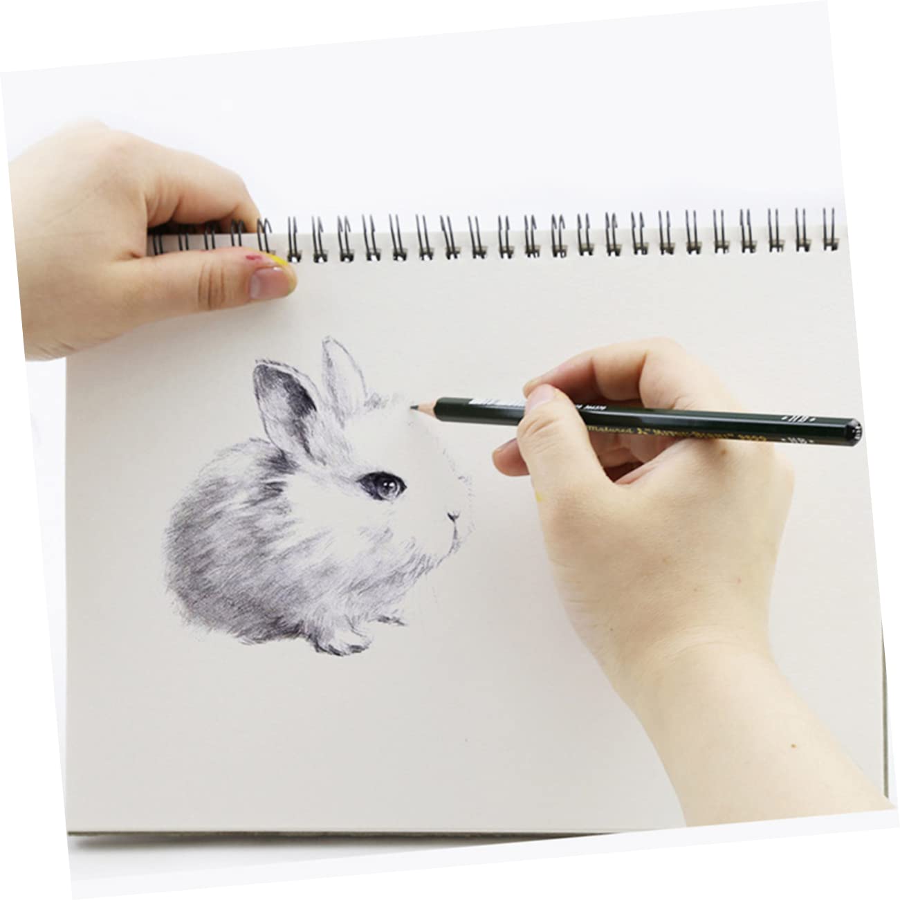 SHINEOFI Bloc Papier Dessin A5 Portable pour Croquis, Lot de 4 Cahiers