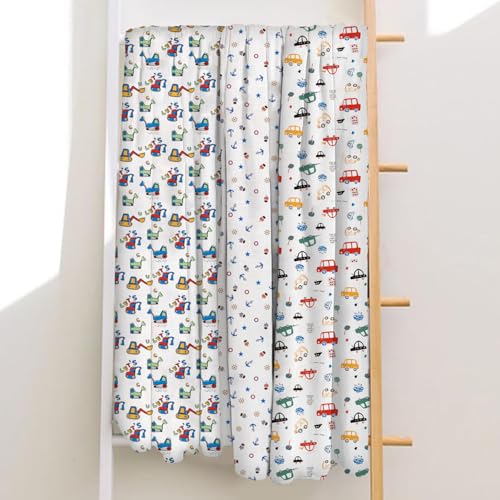 Image of Mee Mee 100% Muslin Cotton Baby Swaddle Wrappers Set (PK-3)| Baby Towel| Soft, Quick-Drying & Highly Absorbent Blanket | Printed Mulmul Swaddle Cloth,Newborn Essentials (Multicolour, 120x100 cm)