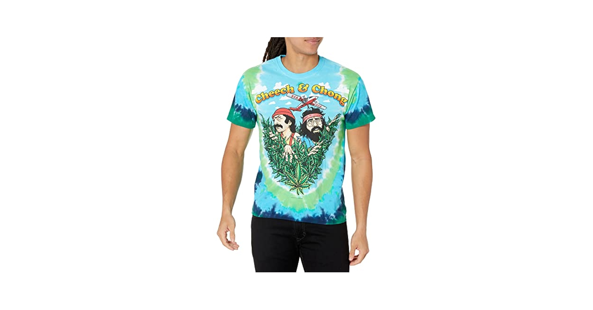 LIQUID BLUE CHEECH and CHONG TミュージックTシャツ Amazon.com: Liquid Blue Men's Cheech and Chong Field Of