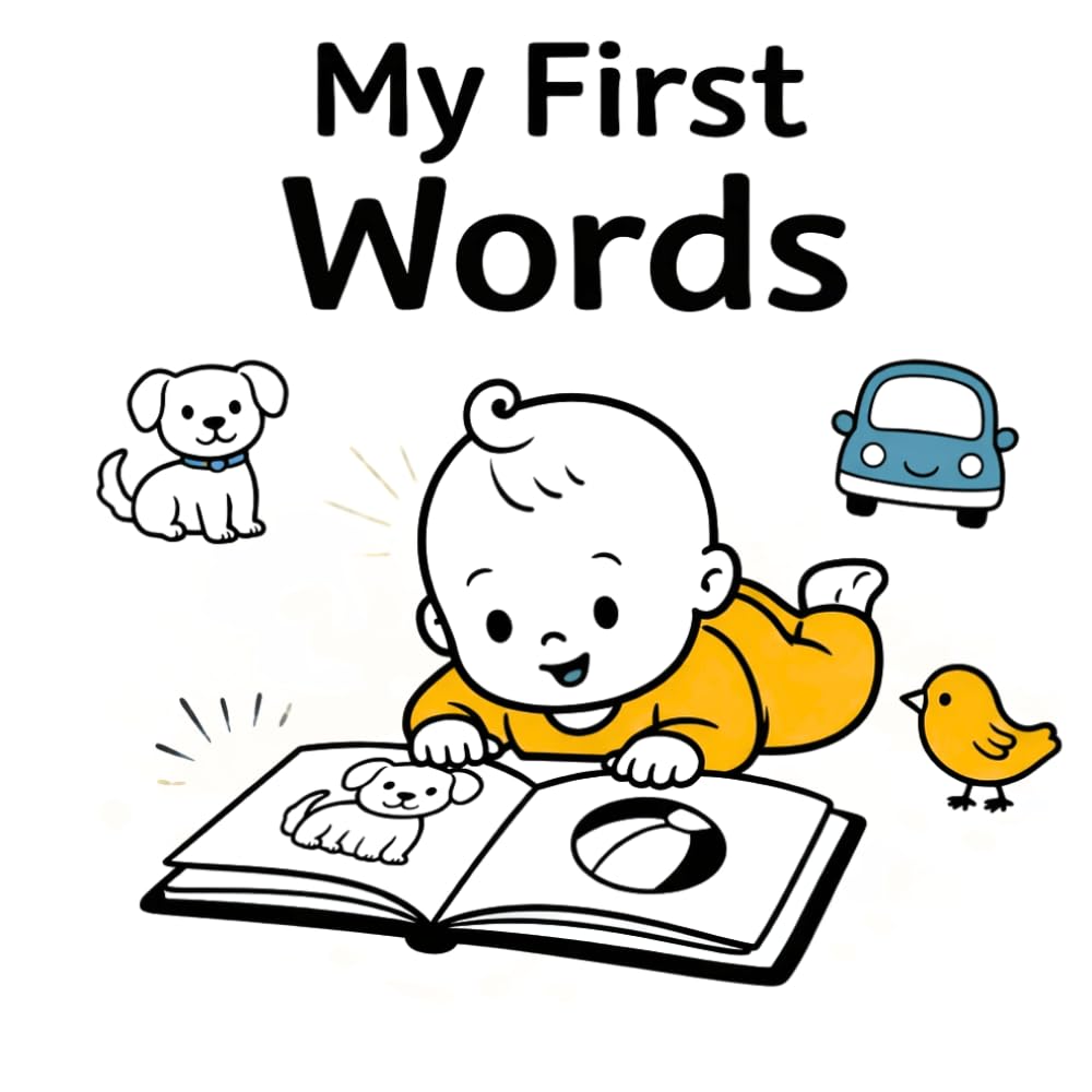 My First Words: Simple Everyday Vocabulary to Support Early Speech, Focus, and Learning for Babies and Toddlers