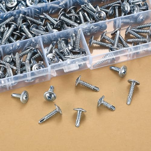 228Pcs Vis Autoperceuses,Vis Autoforeuse Inox,Vis Cruciformes-8X3/4",8X1/2 – vue 3