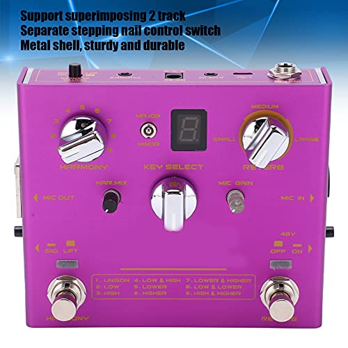 Effectpedaal, DC 9V 500mA vocaal effect voor het spelen van muziekinstrumenten - Image 5