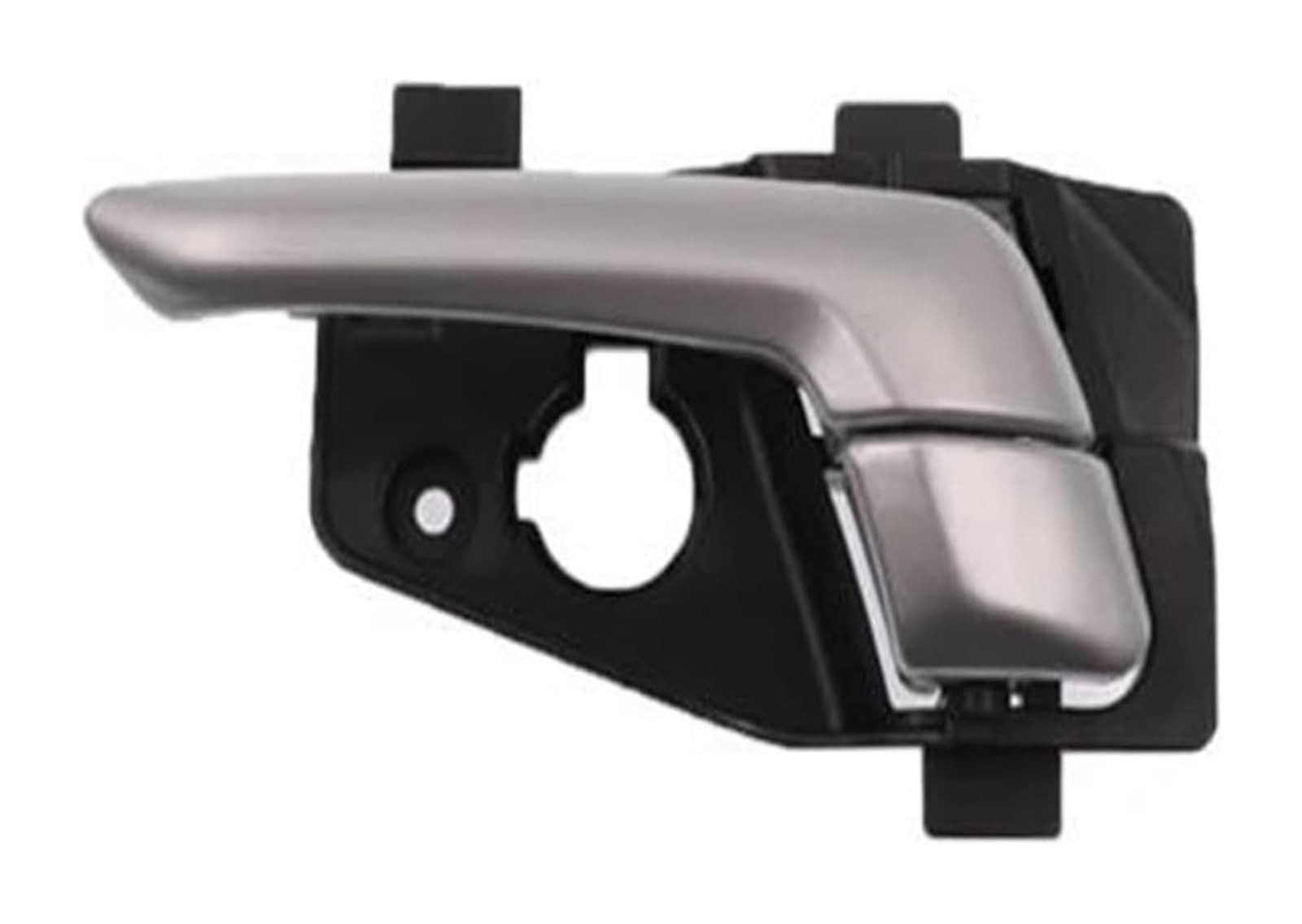 Tytyass One Color Inner Door Handle For Kia For Picanto 2011-C Silver/Black Inside Interior Door Handle 82620-1Y010 82610-1Y010 83620-1Y010 83610-1Y010(Front Left)