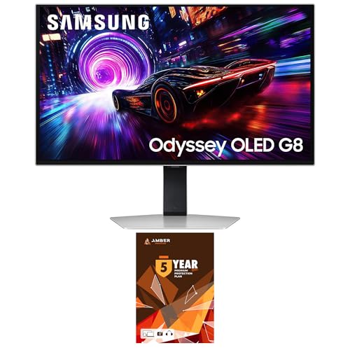 Image of Samsung LS27FG810SNXZA 27 Inch Odyssey OLED 4K 240Hz Gaming Monitor with 5 Year Amber Protection Plan (2025)