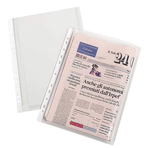 Protector A4 Favorit 100080753 en polipropileno transparente para organizar documentos