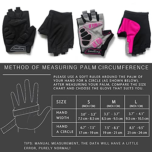 LeerKing Guanti da Ciclismo con Imbottito Antiurto...