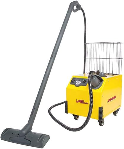 Vapamore Limpiador a vapor MR-750 Ottimo Heavy Duty Solenoide electrónico para control de vapor seco, caldera de acero inoxidable completa,