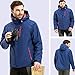 WanYangg 3 en 1 Chaqueta Impermeable De Montaña Hombre, Abrigos Chaquetas De...