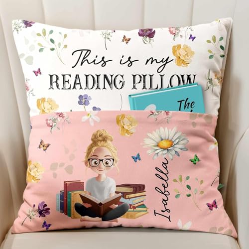 Almohada de lectura poliéster 45.7x45.7 cm multicolor
