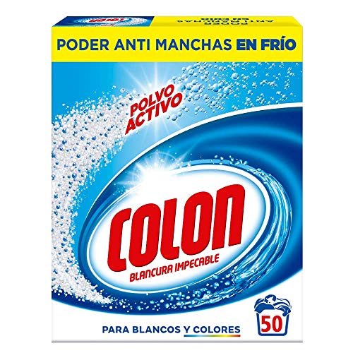 Colon Polvo Activo - Detergente para lavadora, adecuado para ropa...