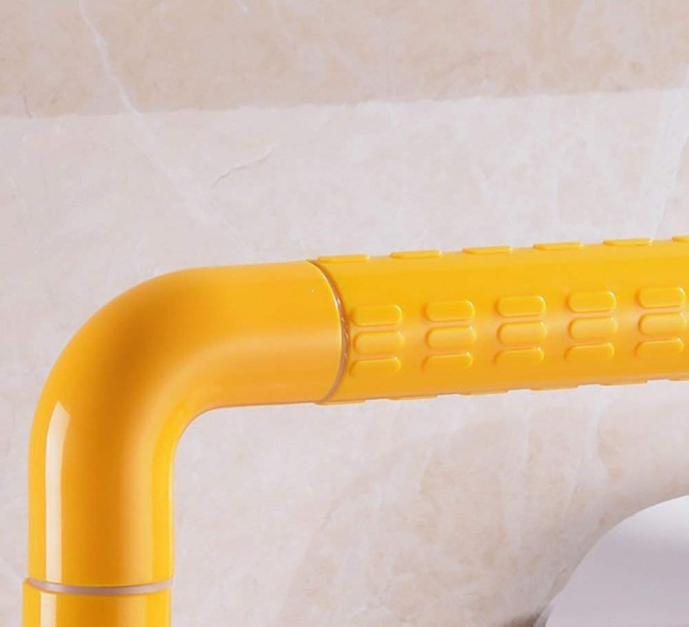 Barra De Seguridad Resistente para Ducha Y Bañera, Pasamanos De Nailon Sin Barreras, Barra De Agarre De Acero Inoxidable con Ventosa, Pasamanos De Seguridad Antideslizant,White-B