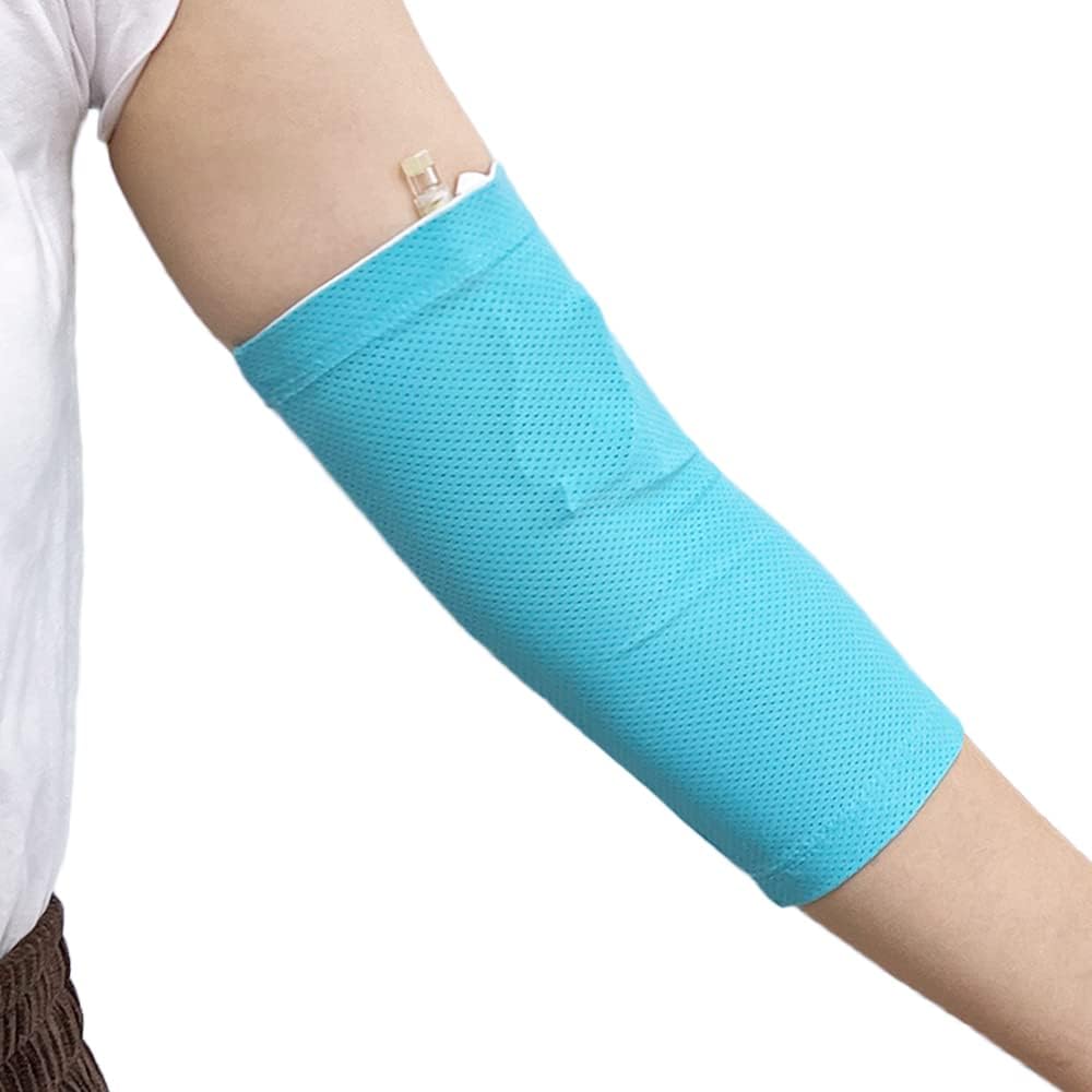 JetStar PICC Line Cover, PICC Nursing Sleeve Cast Protector for Adult Kids, (Weight: 88-210 Pounds), Ultra-soft, Comfortable, Random Color (S)