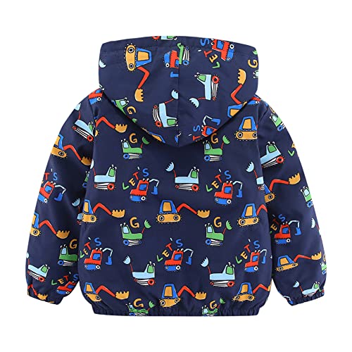 Mud Kingdom Little Boys Hooded Jacket Zip Up Fall Spring Outerwear2