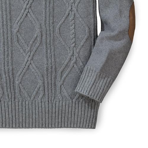 Image of Hope & Henry Boys' Long Sleeve Crew Neck Pullover Sweater