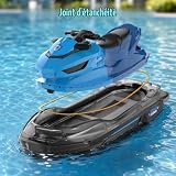 Pisosorc bateau RC double hélice, 23 cm, anneau LED photo 4