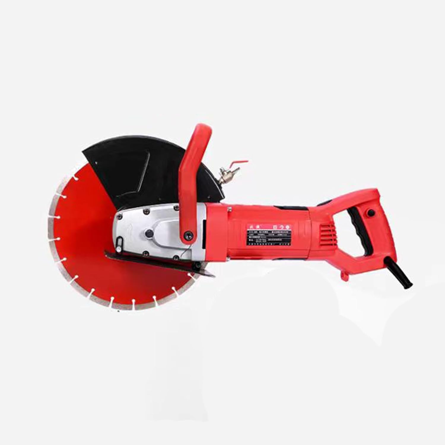 High-power multifunctional single-blade dust-free, electric concrete, rebar, road, and stone floor cutting machine, electric concrete saw.