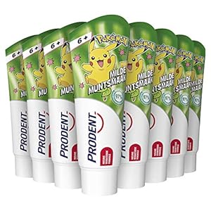 Prodent Kids 6+ jaar Pokémon Tandpasta, voor de verzorging van kindertanden – 12 x 75 ml – Voordeelverpakking